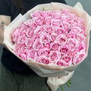 Букет из 55 роз Аваланж (60 см) в Волоколамске