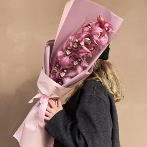 Букет из розовой орхидеи в Волоколамске