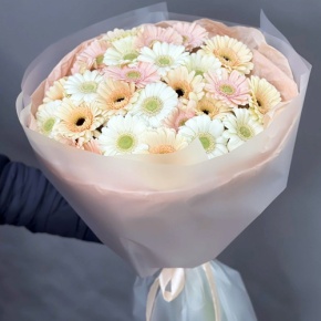 Букет "Гера" из 25 гербер в Волоколамске