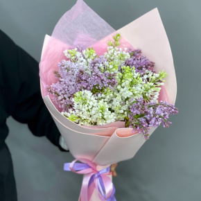 Букет из 11 веток сирени микс в Волоколамске