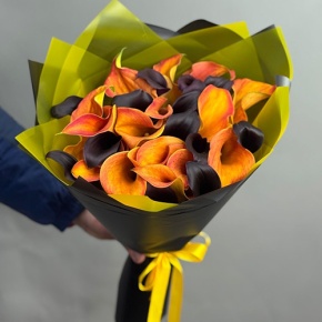 Букет "Карамель" из 29 калл в Волоколамске