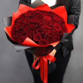 Букет из 51 красной розы (50 см) в Волоколамске