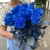 15 синих LUX роз Эквадор (70 см) в Волоколамске