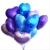 Сердце сиреневое фольгированный шар с гелием (45 см) в Волоколамске