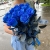 15 синих LUX роз Эквадор (70 см) в Волоколамске