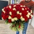 Букет 151 роза красный и белый микс (60 см) в Волоколамске Букет 151 роза красный и белый микс (60 см) в Волоколамске
