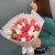 Букет из 25 кораллово-белых тюльпанов в Волоколамске