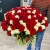 Букет 151 роза красный и белый микс (60 см) в Волоколамске Букет 151 роза красный и белый микс (60 см) в Волоколамске
