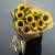 Букет "Месседж" с подсолнухами и эвкалиптом в Волоколамске