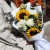 Букет "Солнечный цветочек" из подсолнуха, гиперикума, хризантем и орнитагалума в Волоколамске