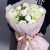 Букет "Белый жемчуг" из гортензий и пионов в Волоколамске